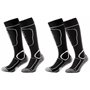 Black Crevice Chaussettes de Ski