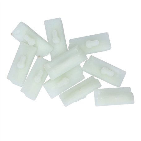 Fdit 10 Pièces Guide de Chaîne Bande de Pare-Chocs Adaptée pour Stihl MS290 381 360 390 440 640 660 Outil de Jardin Tronçonneuse