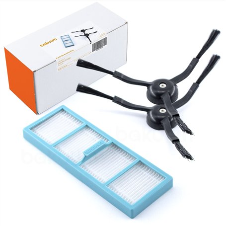 Lot de 1 filtres HEPA + 2 balais latéraux pour Cecotec Conga 8090 Ultra 9090