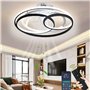 Ventilateur de Plafond Silencieux avec éclairage et Télécommande