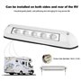 LED RV porche lumière extérieure utilitaire lumière 12 V / 24 V luminaire 8 W étanche auvent lumières pour camions, camping-car,