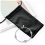 Pochette en Microfibre à Cordon pour Lunettes