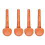 4 Pièces Jujube Bois 4/4 Cordes de Violon Piquets de Réglage Pièces Accessoire D'instrument de Remplacement pour Remplacer Votre