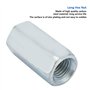 Jeanoko M20x60x30mm acier au carbone plaqué zinc longue tige métrique écrou de couplage hexagonal connecteur de tige filetée hau