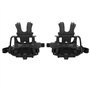 Pédales de vélo avec cale-Pieds en Nylon Professionnel pour vélo de Montagne de Route pour Accessoires de vélos de Montagne peda