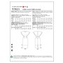 Vogue Patterns 9021 Tailles 6/8/10 Format A5 Patron de Couture Robe