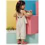 Butterick B6936A Patron de couture pour salopette et robe pour tout-petits, Code de modèle B6936, tailles 1/2-1-2-3-4