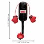 KONG Connects Sac de frappe avec gants de boxe remplis d'herbe à chat