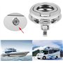 Trappe Affleurant en Alliage de Zinc,RoadLoo Porte Affleurante Tirer la Trappe Slam Loquet Bateau Hatch Latch Pull Marine pour Y
