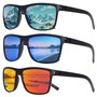 Lot de 3 paires de lunettes de soleil polarisées pour homme