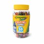 CRAYOLA- 28 Crayons Gras Format Jumbo en Pot refermable