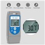 ThermElc TE-02 Enregistreur de Données de Température, avec Voyants LED, Fichier PDF&CSV Comprenant MKT, Alerte, Graphique de Te