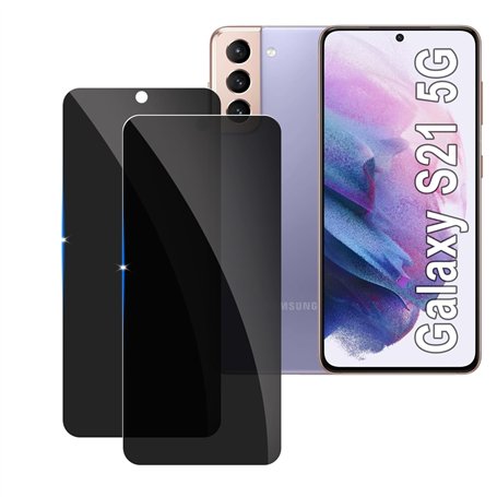 [2 Pièces] Anti-Espion Verre Trempé pour Samsung Galaxy S21 5G