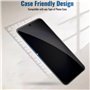 [2 Pièces] Anti-Espion Verre Trempé pour Samsung Galaxy S23, Protecteur D'écran de Confidentialité, 9H Dureté Film Protecteur Vi