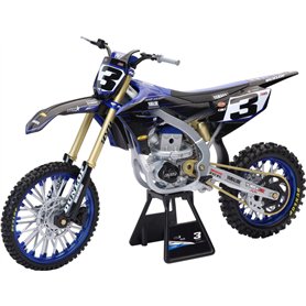 New Ray - Moto Miniature de Collection - Motocross Yamaha YZF 450 Star Racing E. Tomac N°3 - Modèle Réduit en Métal Moulé sous P New Ray - Moto Miniature de Collection - Motocross Yamaha YZF 450 Star Racing E. Tomac N°3 - Modèle Réduit en Métal Moulé sous P