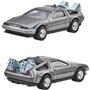 Hot Wheels Retour à l'avenir modèle DieCast Auto DELOREAN DMC BACK TO THE FUTURE - échelle 1/64 longueur 7 cm Pop Culture JBL65