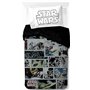 Jay Franco Star Wars Comic 100% Coton Ensemble Housse de Couette Lit Simple – Comprend Une Taie d’Oreiller 50 x 70 cm