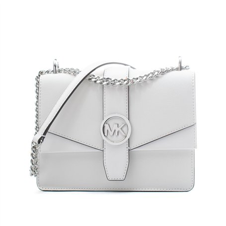Sac à Bandoulière Michael Kors Greenwich Blanc 20 x 18 x 6 cm