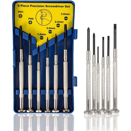 Lot de 6 mini tournevis
