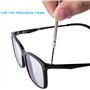 Lot de 6 mini tournevis, tournevis de réparation de lunettes, kit d'outils de réparation de précision avec 6 tournevis plats et 