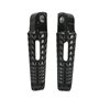 TCMT Noir Piquets de pied arrière pour moto Footpeg Repose-pieds support Ensemble pour Suzuki V-Strom GSXR 750 2006-2014