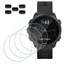 MTHGH Protection Écran pour Garmin Forerunner 245/245 Music Smartwatch Verre Trempé [4 pièces] + Bouchons anti-poussière 5 pièce