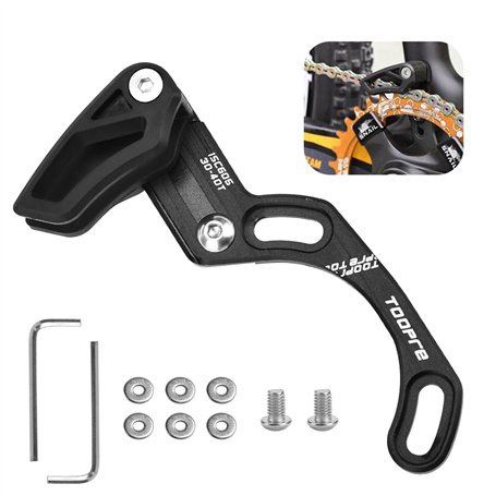 STCRERAG Guide de Chaîne Vélo en Alliage d'Aluminium Chaîne Guide Direct Mount Anti-déformation Guide de Chaîne à Montage Direct