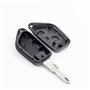 Jongo® Coque Clé Plip + Lame Compatible avec Peugeot 306 | Boitier Télécommande 2 Boutons sans Électronique | Remplacement Clé A