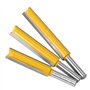 Gasea 3pcs 8mm Flush Trim Router Bits Extra Long Mèches Carbide Router Bits à Bois Fraise à Menuiserie Outil de Woodworking Cutt