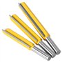 Gasea 3pcs 8mm Flush Trim Router Bits Extra Long Mèches Carbide Router Bits à Bois Fraise à Menuiserie Outil de Woodworking Cutt
