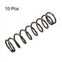 50mm Libre Longueur Ressort Acier Extension Ressort Noir 10Pcs