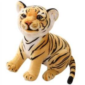 KNBMCAV 23cm Tigre Peluche Jouet Réaliste Tiger Jouet Bébé Peluche Tigre Poupée en Peluche Petit Tigre Animal en Peluche Tigre C KNBMCAV 23cm Tigre Peluche Jouet Réaliste Tiger Jouet Bébé Peluche Tigre Poupée en Peluche Petit Tigre Animal en Peluche Tigre C