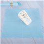 CEILIWEN Lot de 100 serviettes de table en papier de qualité supérieure - Bleu layette - 33 x 33 cm - Élégantes couleurs unies -