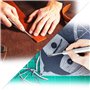 CODIRATO Kit Outils de Couture en Cuir DIY Cuir Kit Outils en Acier Inoxydable Outils Travail du Cuir pour DIY Artisanat Rainure