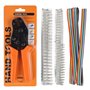 Proster Dupont Outils à sertir SN-28B avec 1550 connecteurs Dupont mâle/Femelle de 0,1 à 1,0 mm² pour connecteur KF2510 2,54 mm 