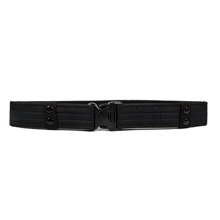 DIYI Ceinture de Sécurité Ceinturon Tactique Militaire Nylon SWAT Combat Sport - Noir