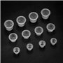Xiaheipi 400 Pièces Tasses de Capuchon d'encre de Tatouage