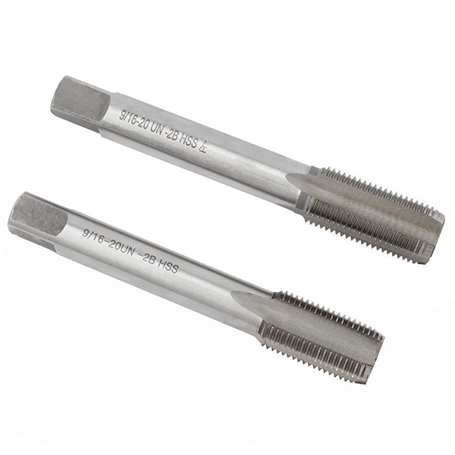 Jiakalamo Taraud à manivelle en acier rapide pour pédales de vélo - Filetage droit et gauche - Outil de réparation de manivelle