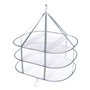 Suspendus séchoir à Pull,Cintre à Maille Pliable à 3 Niveaux pour Chandail,Sèche-Linge Niveaux en Filet,Cintre Empilable Polyval