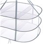Suspendus séchoir à Pull,Cintre à Maille Pliable à 3 Niveaux pour Chandail,Sèche-Linge Niveaux en Filet,Cintre Empilable Polyval