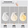 GUANSHAN Mois de l'ours endormi Suspension 3D La Lune Lampe De Chevet Plafonnier Creative Chambre à Coucher Chambre d'Enfants Dé