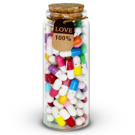 Mczcent 100Pcs Capsule Message