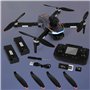 Drone avec camera, Moteur sans balais FPV Drone avec écran 2.4 inch adulte, Auto-Hover, Contrôle gestuel, 32GB SD Card with Card