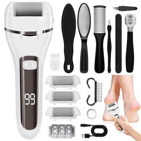 PQETBV Rapeuse Pieds Electrique Râpe