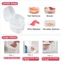 Coffret de Prothèses Dentaires, Étui de Rangement pour Prothèses Dentaires, Coffret de Nettoyage de Prothèses, Conteneur pour Pr