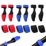RFYTDCF Lot de 12 sangles pour canne à pêche - Antidérapantes - Réglable - Bande Velcro - Pour canne à pêche - Accessoire de pêc