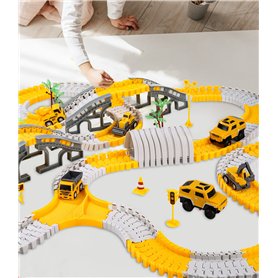 305 Pièces Flexible Circuit Voiture Electrique Petite Voiture Enfant Jouet pour Garçons 2 Circuits de Voitures Électriques avec  305 Pièces Flexible Circuit Voiture Electrique Petite Voiture Enfant Jouet pour Garçons 2 Circuits de Voitures Électriques avec
