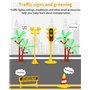305 Pièces Flexible Circuit Voiture Electrique Petite Voiture Enfant Jouet pour Garçons 2 Circuits de Voitures Électriques avec