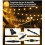 SAEIHGAE Guirlande Exterieur Lumineuse Led Guirlandes - 30M Guinguette Exterieure G40 100FT IP44 girlandes de lumières Étanche A