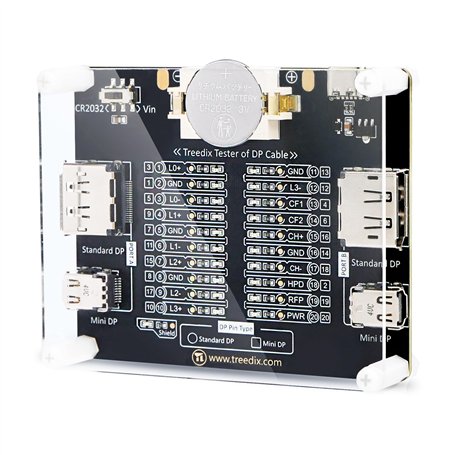 Treedix Testeur de câble DisplayPort pour câble DisplayPort standard